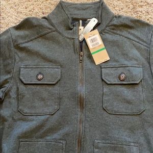 NWT Zipped Sweatshirt/Shirt - originally $75